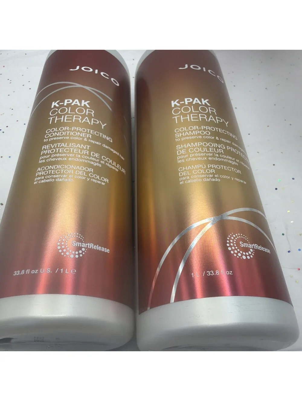 Joico K-PAK Color Therapy Shampoo Conditioner Duo 33.8oz Liter Set Salon Size